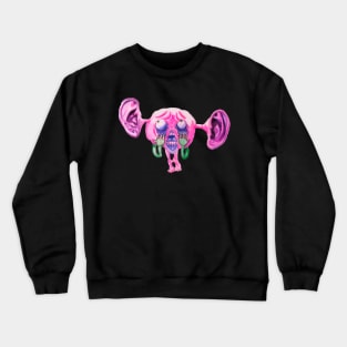 Misophonia Sucks Pop-Surrealism Lowbrow Art Crewneck Sweatshirt